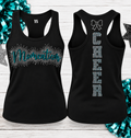 Momentum rhinestone cheer tank top