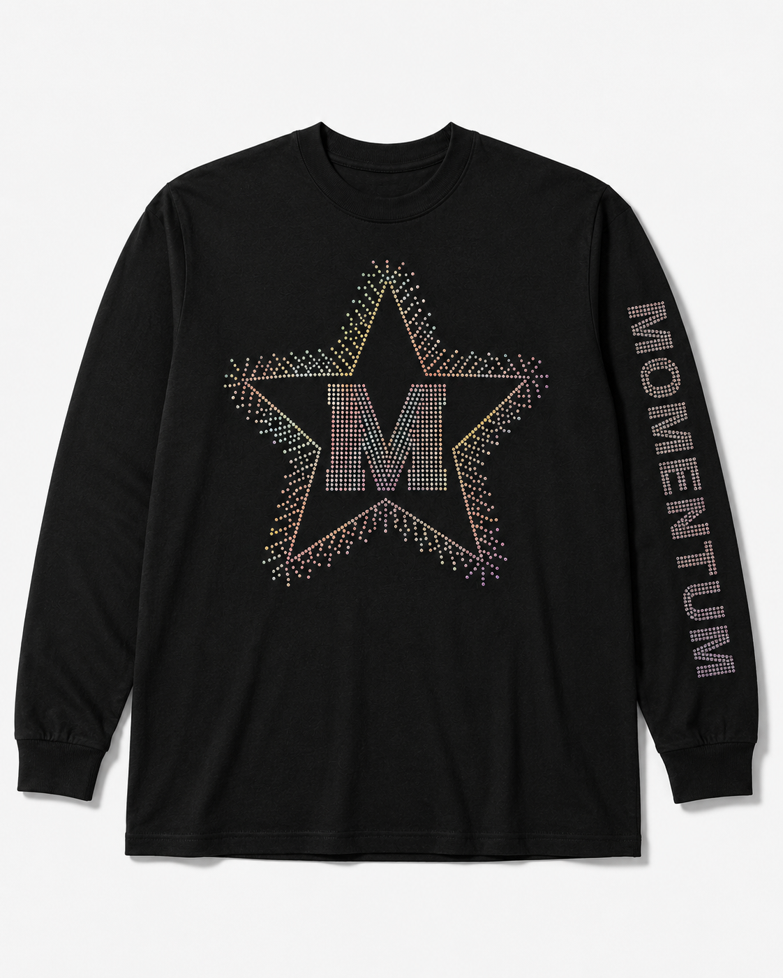 Full Rhinestone Long Sleeve Shirt